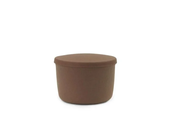 Normann Copenhagen - Hide Storage Poef Small Brown