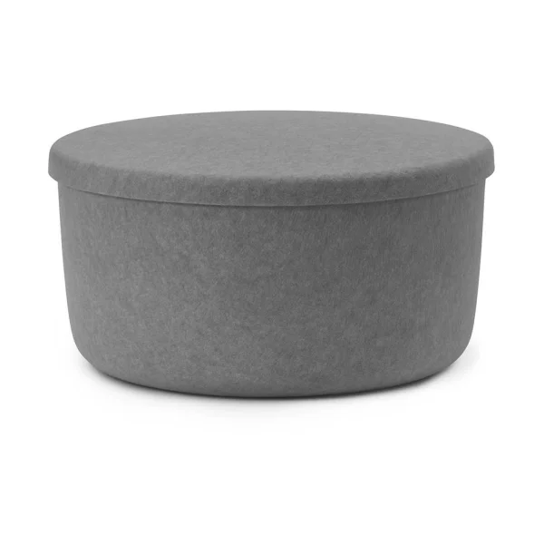 Normann Copenhagen Hide Storage zitpoef groot Grijs