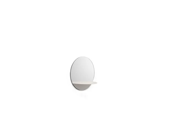 Normann Copenhagen Horizon spiegel - wit - rond