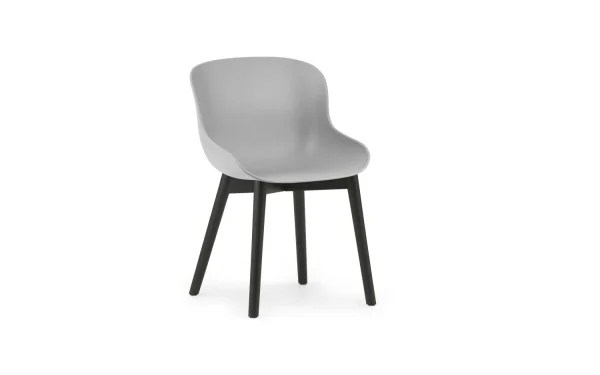 Normann Copenhagen Hyg Chair Wood - grijs - zwart