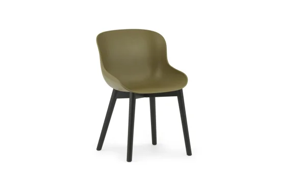 Normann Copenhagen Hyg Chair Wood - olijf - zwart