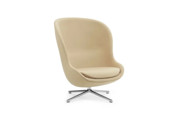 Normann Copenhagen Hyg Draaibare loungefauteuil hoog - beige