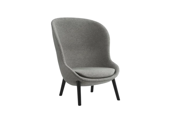 Normann Copenhagen Hyg Loungefauteuil hoog  - zwart