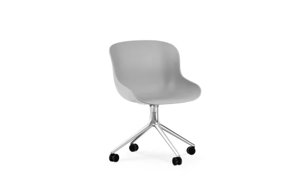 Normann Copenhagen Hyg stoel Draaistoel - grijs - aluminium