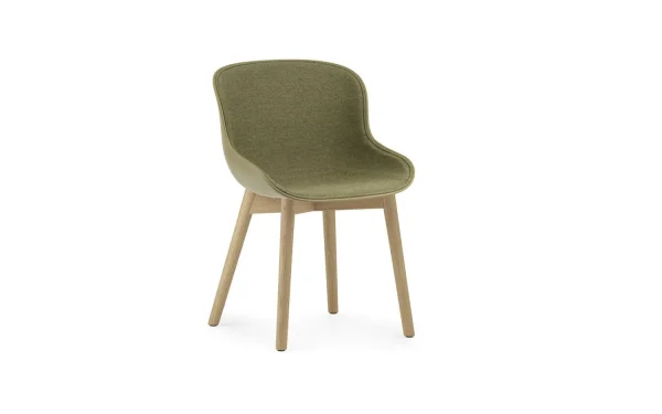 Normann Copenhagen Hyg Stoel Metaal frame/Frontbekleding - Olive Synergy - eiken