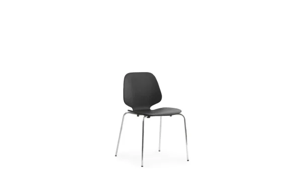 Normann Copenhagen My Chair  - zwart - chroom