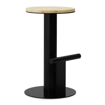 Normann Copenhagen Pole Barkruk 65 cm - Pine/Black