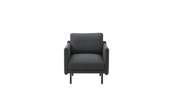 Normann Copenhagen Rar Fauteuil - Re-Born Dark Grey