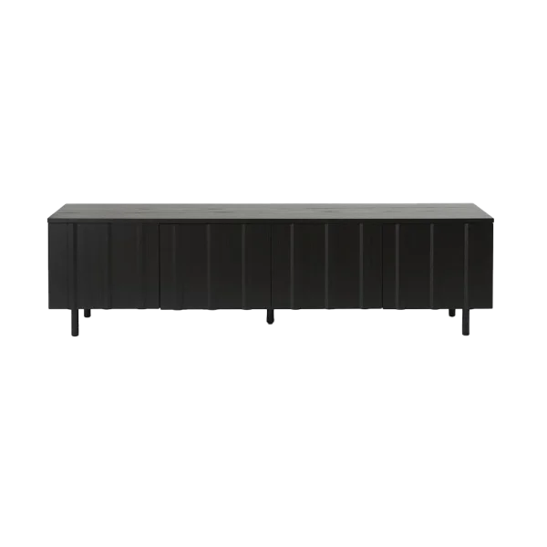 Normann Copenhagen Rib dressoir laag Soft Black