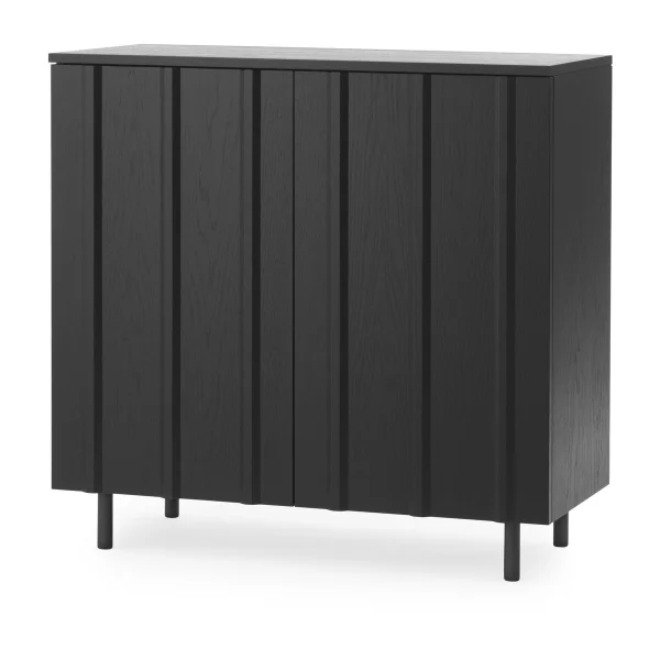 Normann Copenhagen Rib kast 96x98,5 cm Soft Black