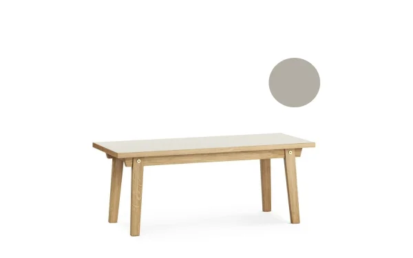 Normann Copenhagen Slice Salontafel - lichtgrijs