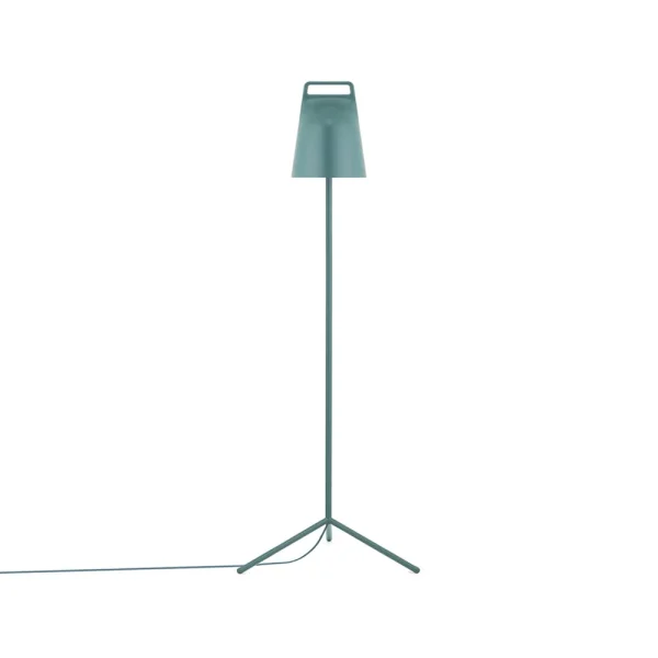 Normann Copenhagen Stage vloerlamp petrol green, gepoedercoat staal