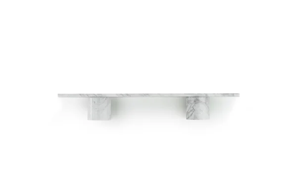 Normann Copenhagen Sten plank - witte marmer - 80 cm