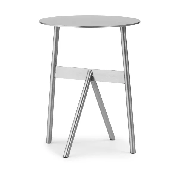 Normann Copenhagen Stock Table bijzettafel Ø37 cm H:46 cm Stainless Steel