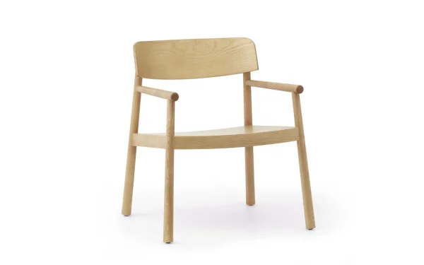 Normann Copenhagen Timb Lounge Armchair - tan - zonder bekleding