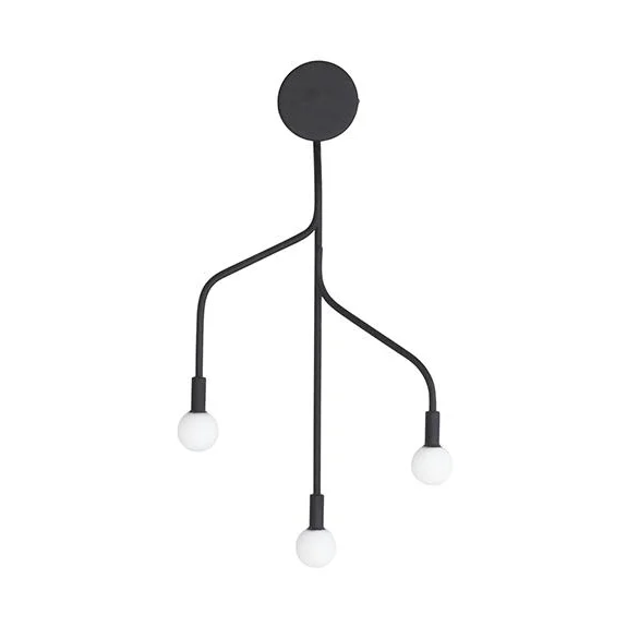 Normann Copenhagen Vekst Wandlamp Zwart