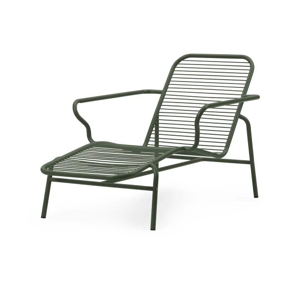 Normann Copenhagen Vig Chaise Lounge ligstoel Green