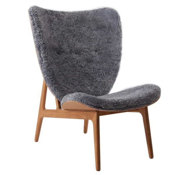 NORR11 Elephant lounge sheepskin eikenhout Graphite