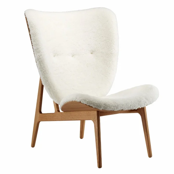 NORR11 Elephant lounge sheepskin eikenhout Off white