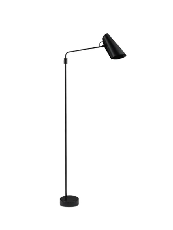 Northern Birdy swing Staande lamp - zwart mat