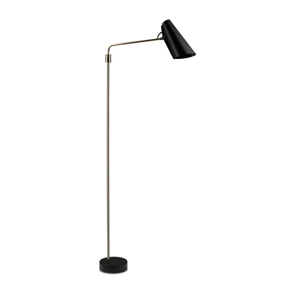 Northern Birdy Swing vloerlamp zwart messing