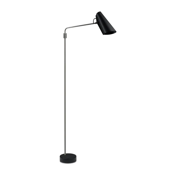 Northern Birdy swing vloerlamp Zwart-staal