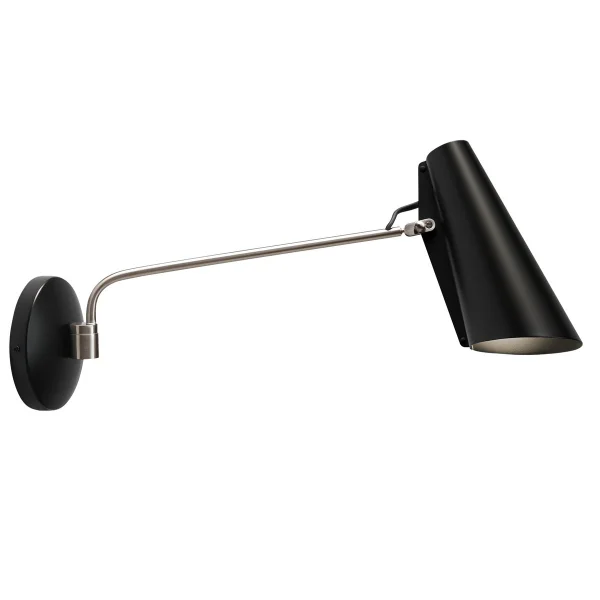 Northern Birdy wandlamp Black-steel