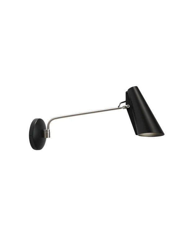 Northern Birdy wandlamp - zwart/staal - Swing