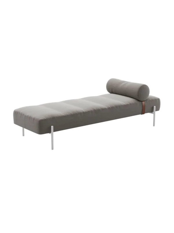 Northern Daybe Chaise longue - Steelcut 124 beige - wit gelakt