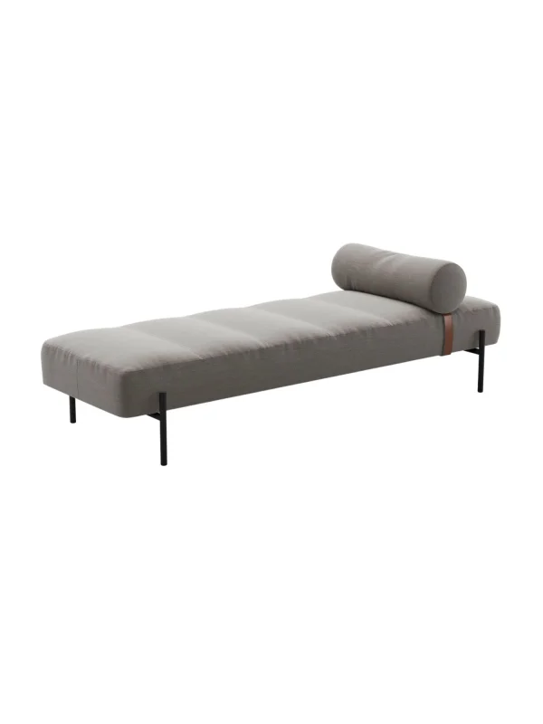 Northern Daybe Chaise longue - Steelcut 124 beige - zwart gelakt