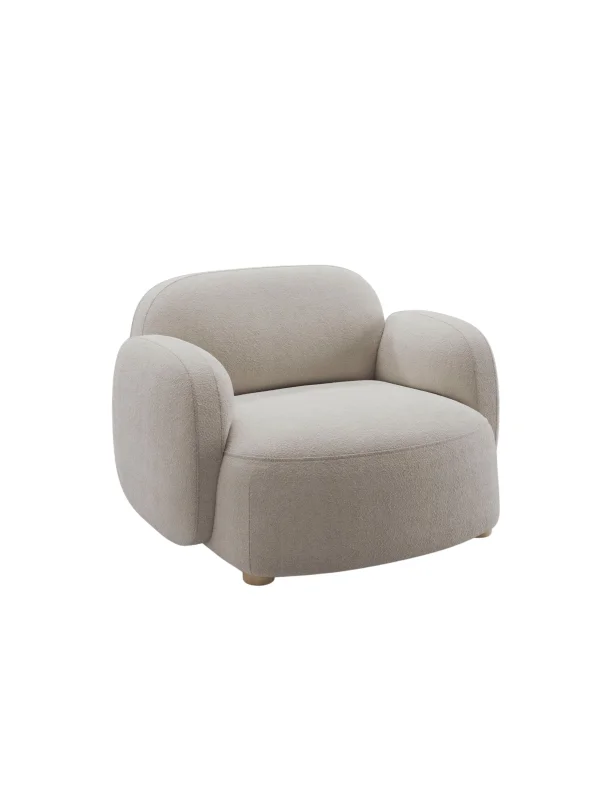 Northern Gem Loungestoel met Armleuningen - Moss 11 beige