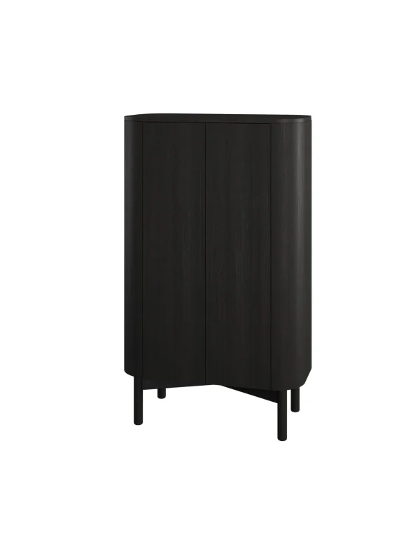 Northern Loud tall Cabinet Kast - zwart gelakt eiken