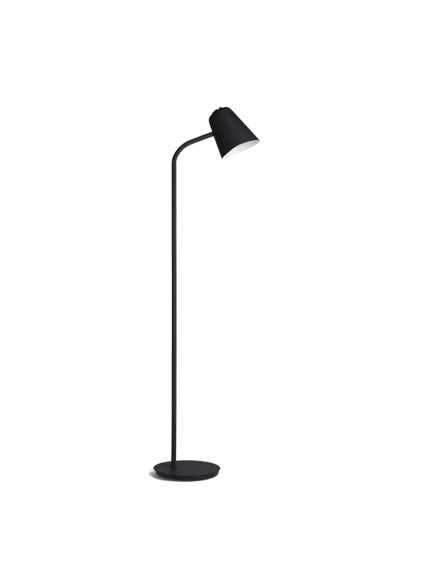 Northern Me dim Vloerlamp - zwart/messing