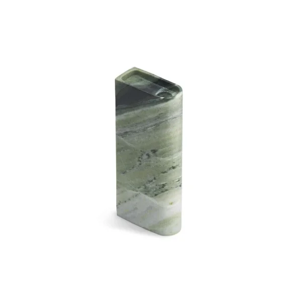 Northern - Monolith Candle Holder Tall Mixed Green Marble