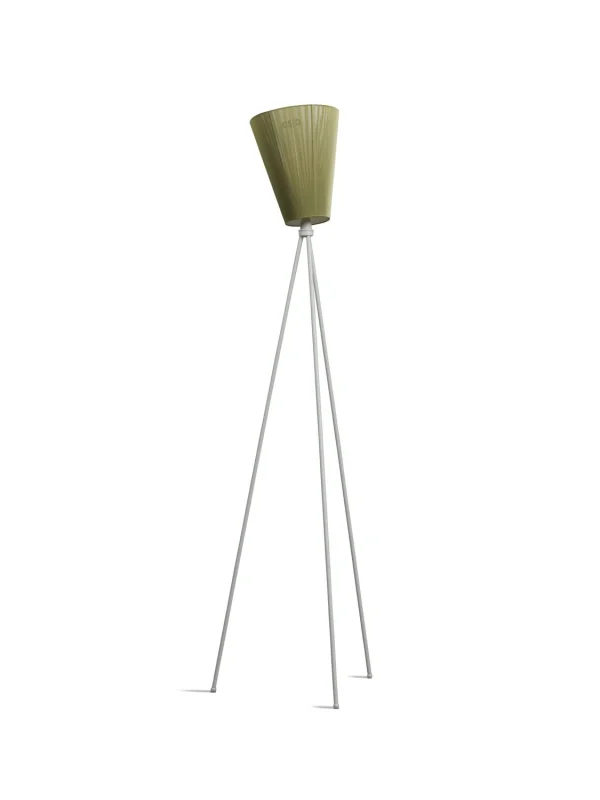 Northern Oslo Wood Vloerlamp - olive/grey