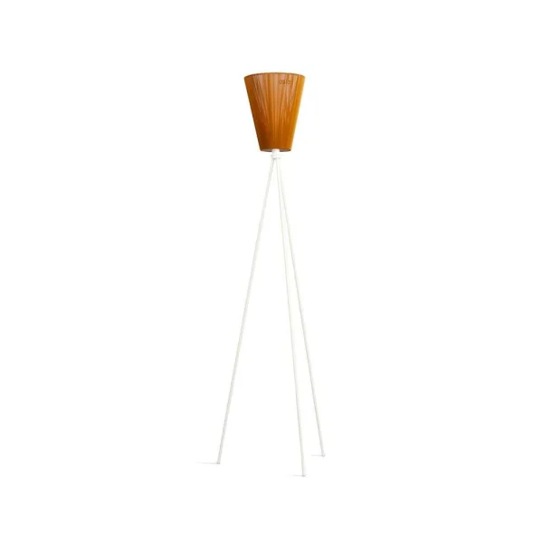 Northern - Oslo Wood Vloerlamp Wit/Caramel