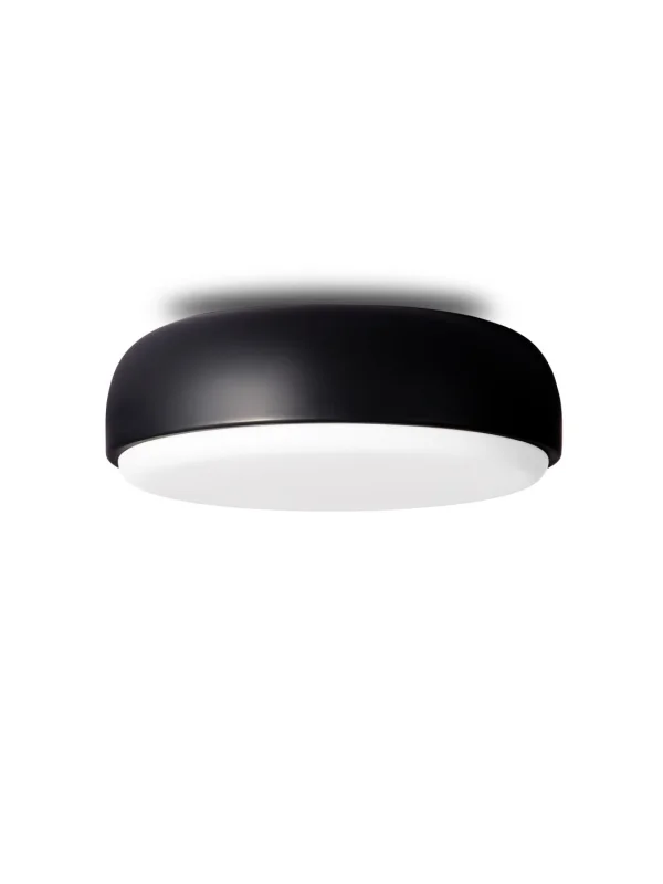 Northern Over me wand-/plafondlamp - zwart mat - L