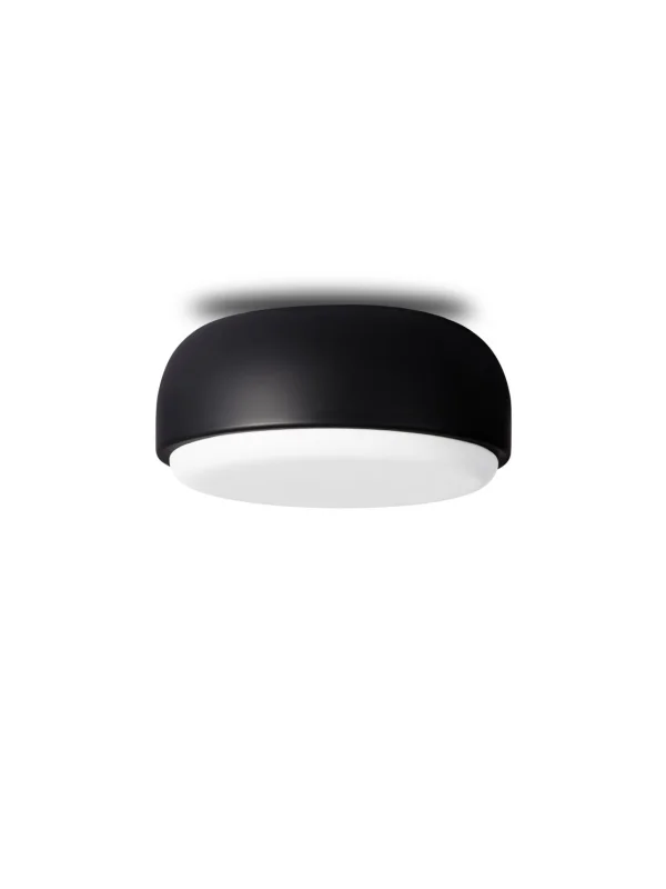 Northern Over me wand-/plafondlamp - zwart mat - M