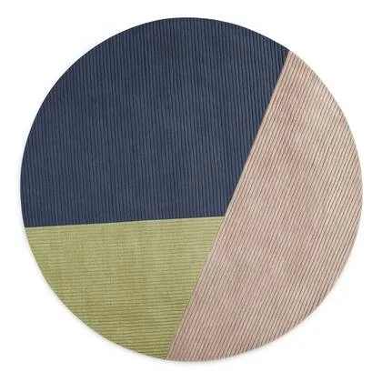 Northern Row circular vloerkleed Ø200 trio