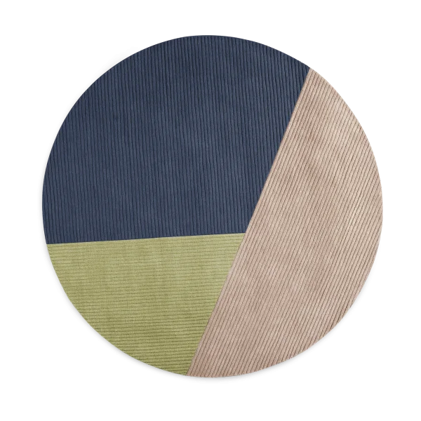 Northern Row vloerkleed rond Ø200 cm Trio