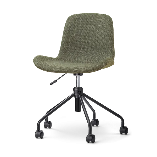 Nout-Fé bureaustoel forestgroen - zwart onderstel