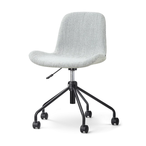 Nout-Fé bureaustoel grijs melange - zwart onderstel