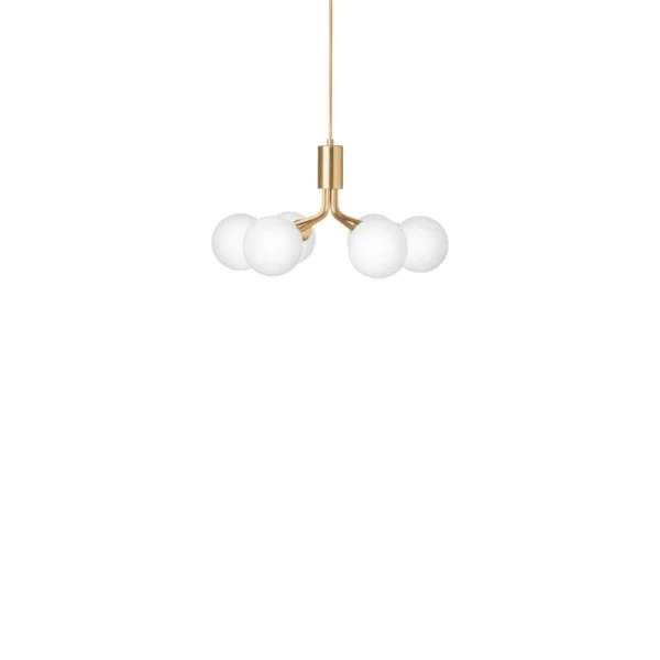 Nuura - Apiales 6 Hanglamp Brushed Brass/Opal