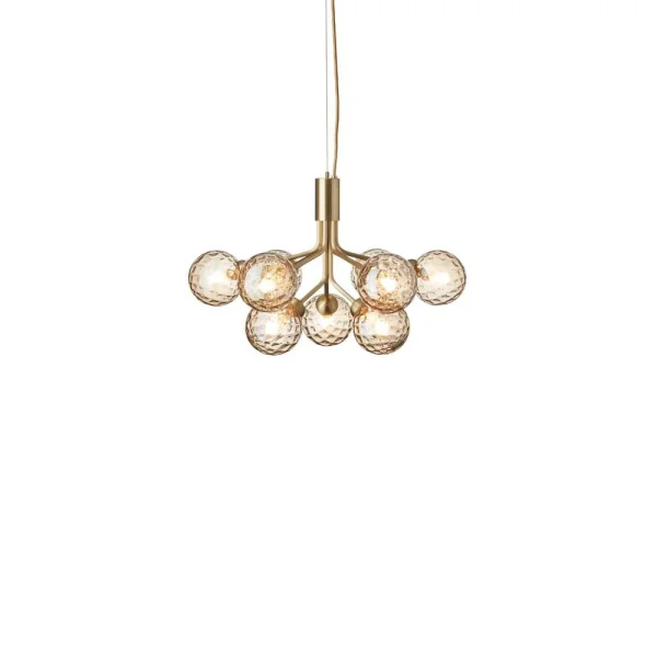 Nuura - Apiales 9 Chandelier Brushed Brass/Optic Gold