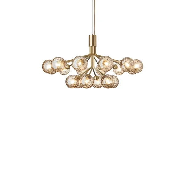 Nuura Aps - Apiales 18 Chandelier Brushed Brass/Optic Gold Nuura