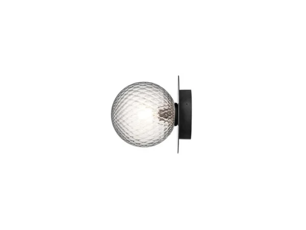 Nuura Aps - Liila 1 buitenwandlamp zwart/optisch helder Nuura