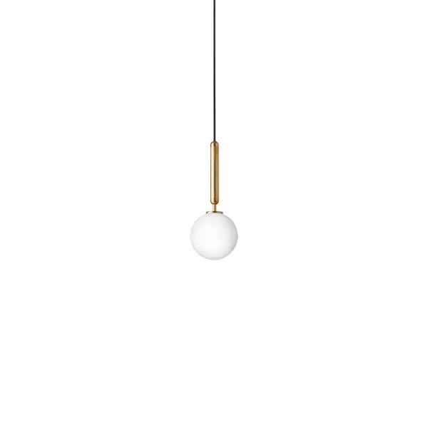 Nuura Aps - Miira 1 Hanglamp Brass/Opal White Nuura