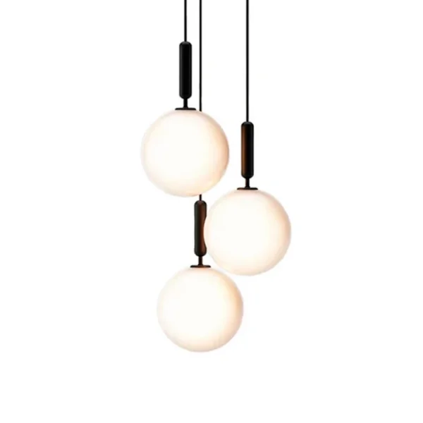 Nuura Aps - Miira 3 Kroonluchter Large Rock Grey/Opal White Nuura