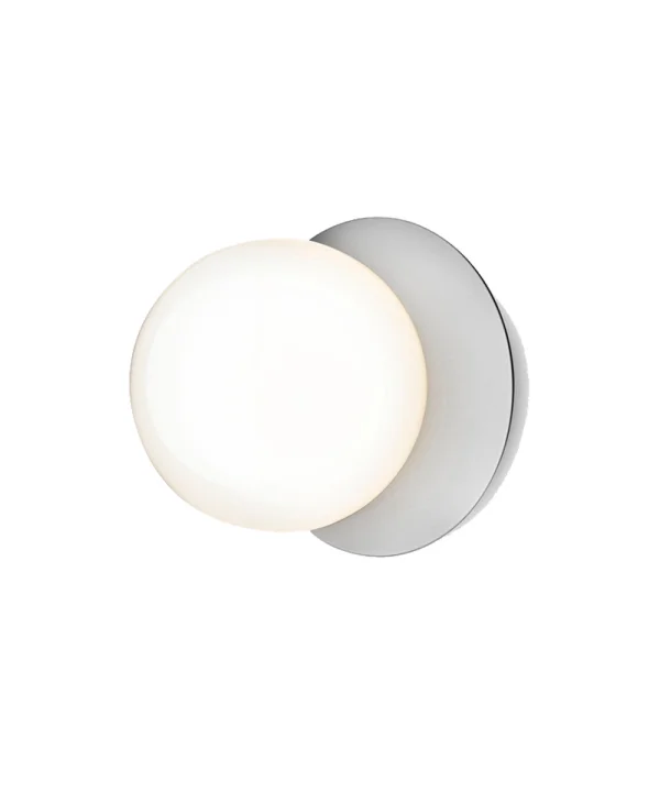 Nuura - Liila 1 Wand-/Plafondlamp IP44 Medium Light Silver/Opal White