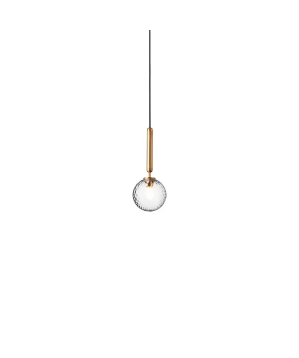 Nuura - Miira 1 Hanglamp Brass/Optic Clear